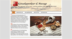 Desktop Screenshot of kistaakupunktur.com