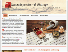 Tablet Screenshot of kistaakupunktur.com